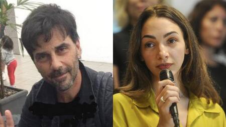 Juan Darthés y Thelma Fardin. Fotos: NA y Télam.