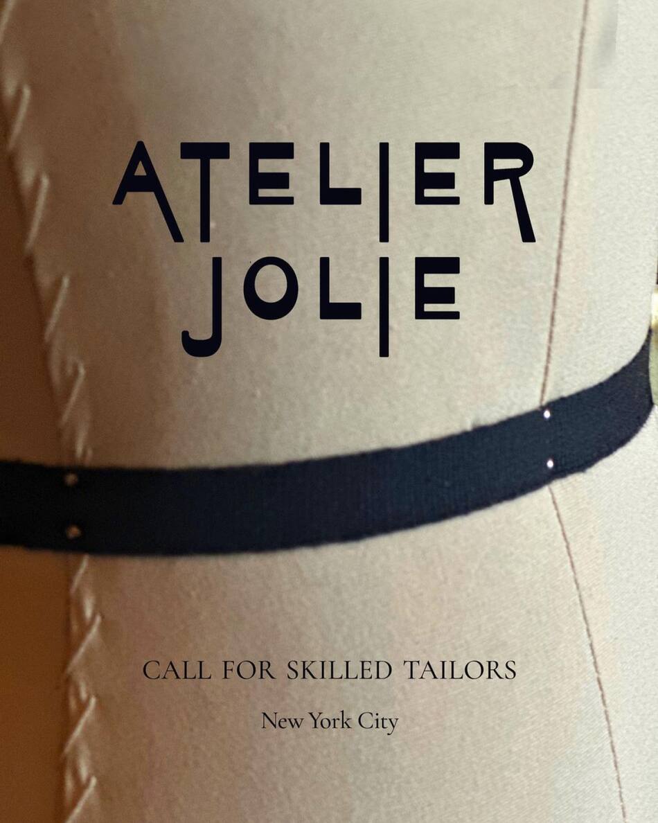 El atelier de moda sostenible de Angelina Jolie. Foto: Instagram/@angelinajolie.