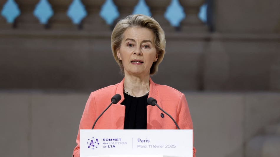 Ursula von der Leyen, presidente de la Comisión Europea. Foto: Reuters/Benoit Tessier.