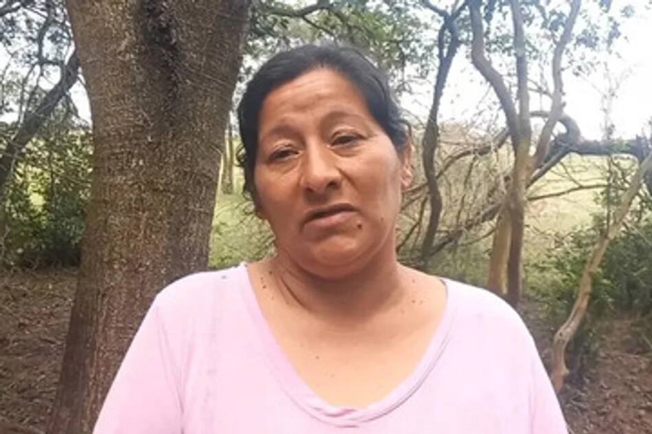 Laudelina, la tía de Loan. Foto: NA.