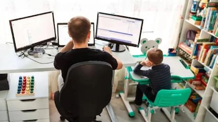 Licencia para padres con menores de seis años, teletrabajo, coronavirus