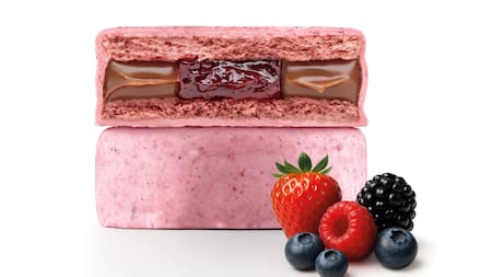 Furor por los nuevos alfajores y conitos de frutos rojos de Lucciano’s: cuánto sale cada caja