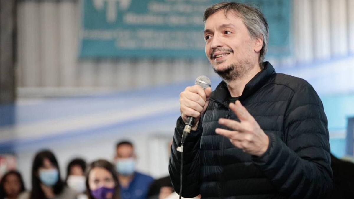 Máximo Kirchner, foto prensa