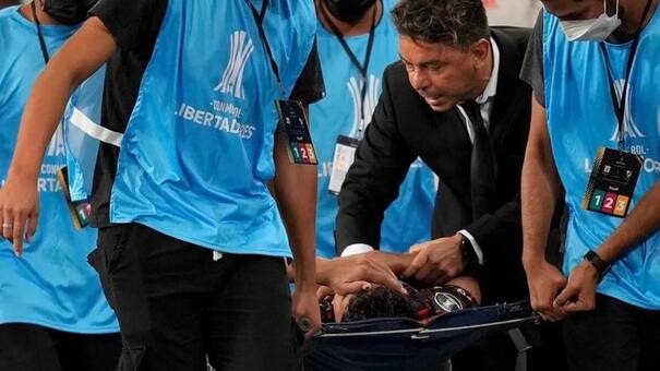 River: Rojas se fracturó tibia y peroné y estará al menos cinco meses sin jugar