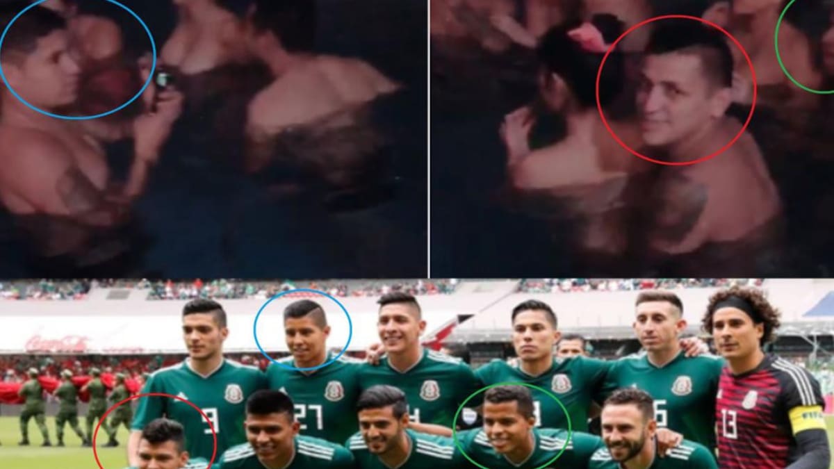 Escándalo Mundial: se filtró el video de la fiesta de los jugadores de la selección de México