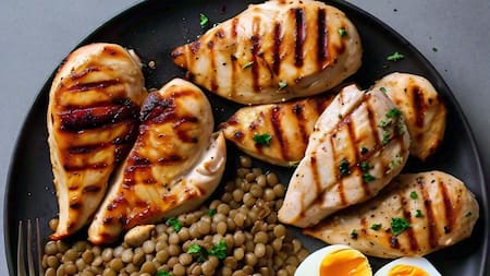 Alimentos proteicos. Foto: MetaAI.