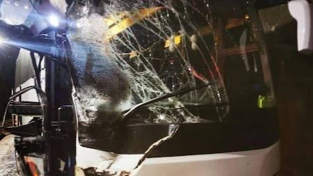 Accidente de la selección de Bulgaria en Georgia.