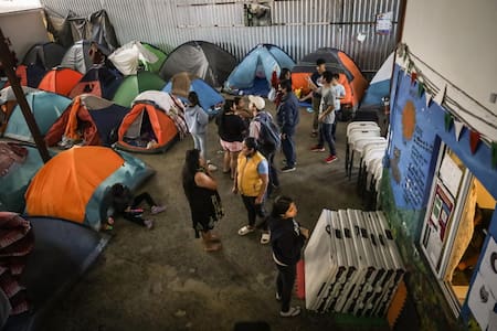 La frontera norte de México alista 25 albergues nuevos para recibir deportados por Trump. Foto: EFE.