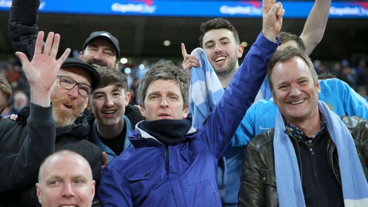 Noel Gallagher, fanático del Manchester City.