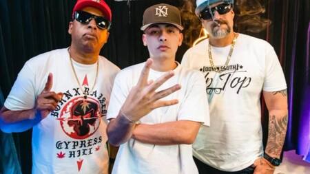 Trueno junto a Cypress Hill. Foto: redes sociales