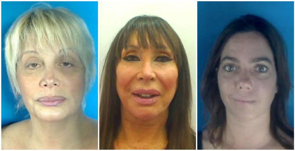 Carmen Barbieri, Moria Casán y Pía Shaw. Foto: Twitter/LaFotoDelDNI