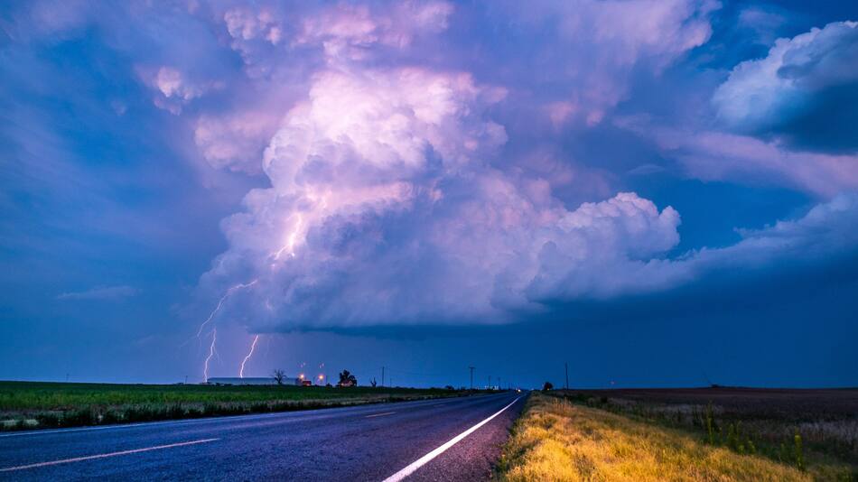 Tormenta supercelda. Foto: Unsplash