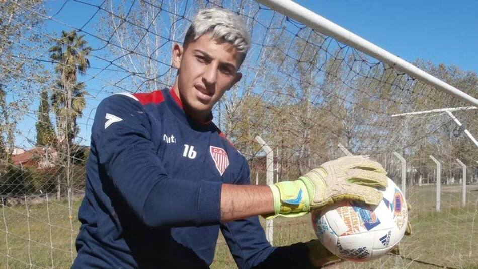 Leandro Brey cuando era jugador de Los Andes. Foto: Twitter Los Andes