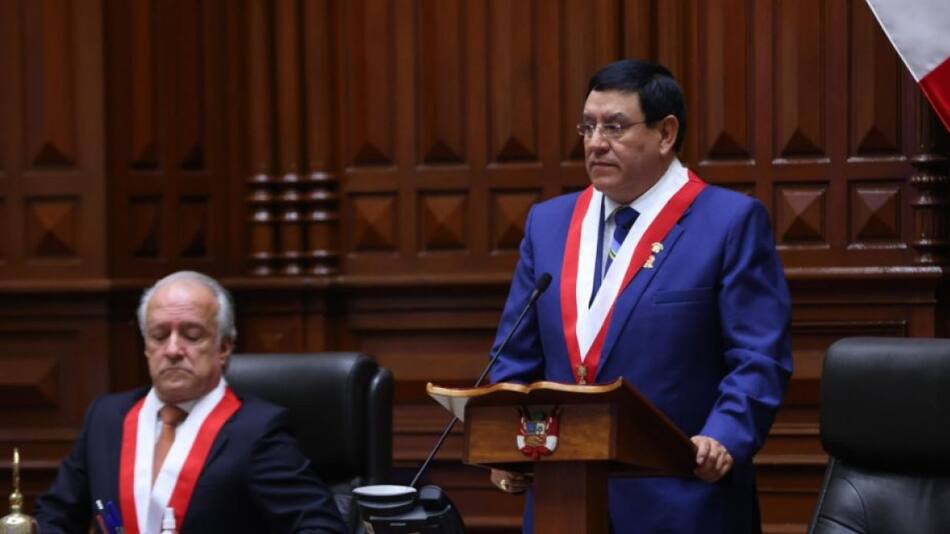 Alejandro Soto, presidente del Congreso de Perú. Foto: EFE