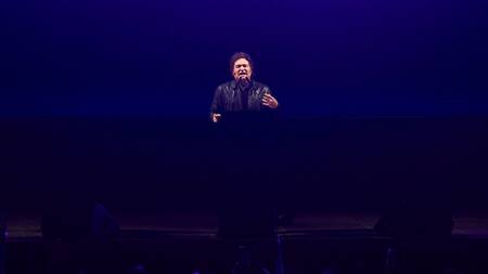 Javier Milei en Parque Lezama. Foto: Reuters