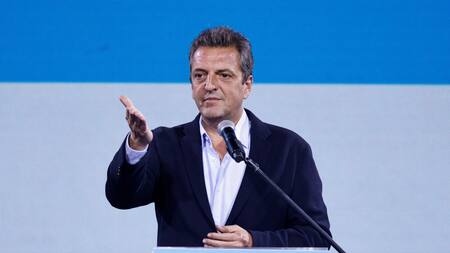 Discurso de Sergio Massa. Foto: Reuters.