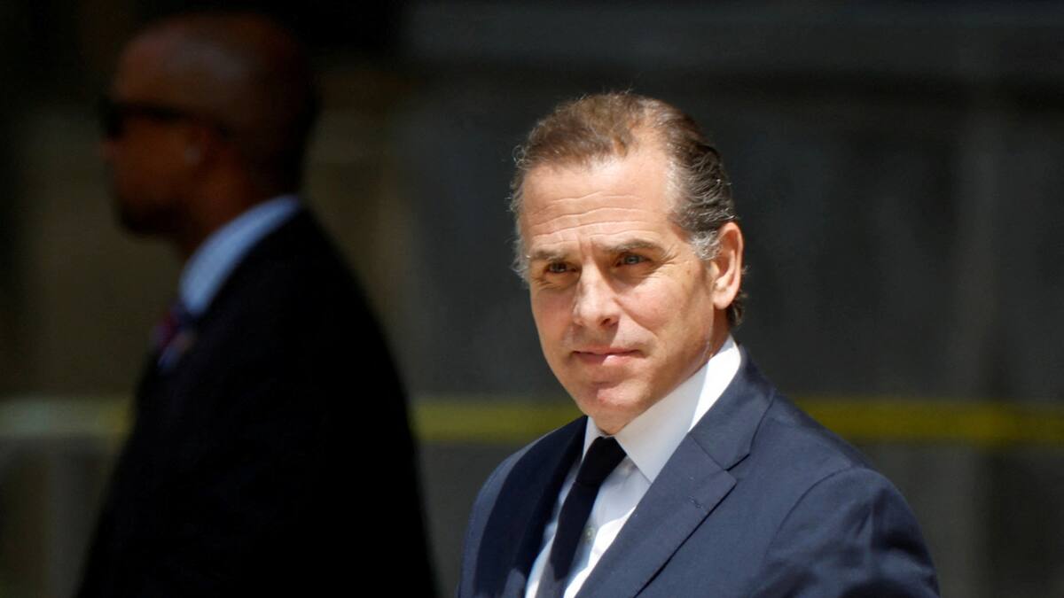 Hunter, el indisciplinado hijo de Joe Biden. Foto: Reuters.