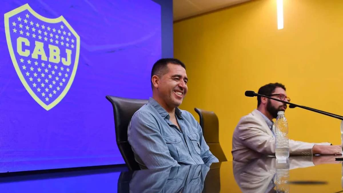 Riquelme, Boca. Foto: NA