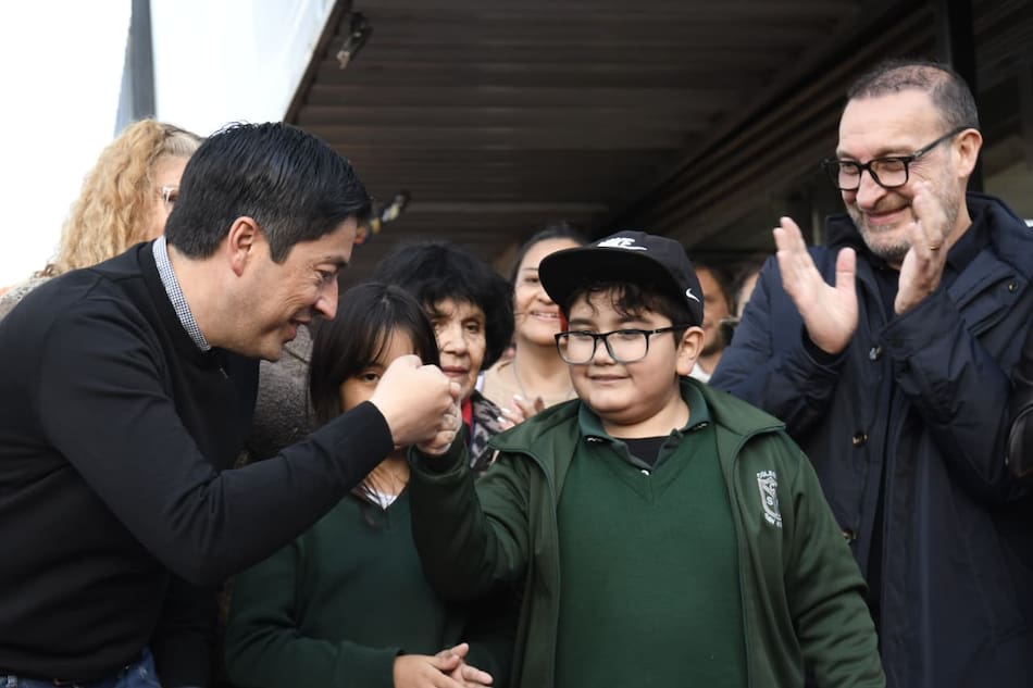 Leo Nardini encabezó la gran inauguración del Paseo Ferial de Ing. Adolfo Sourdeaux.