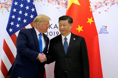 Donald Trump y Xi Jinping. Foto: Reuters