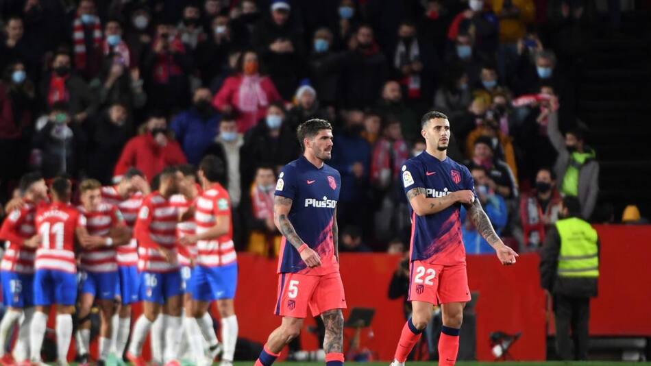Derrota del Atlético Madrid ante el Granada por La Liga, AGENCIA EFE