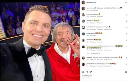 El mensaje de Santiago del Moro aBalá_Instagram/santidelmoro