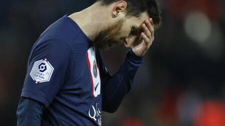 Lionel Messi en el PSG. Foto: REUTERS.