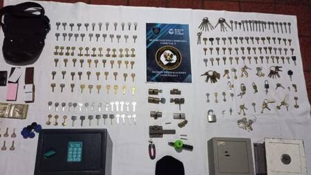 Detención de un cerrajero en San Telmo que clonaba llaves. Foto: Telam.