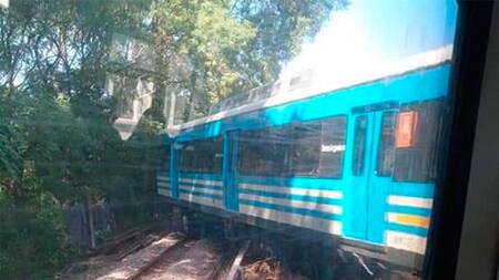 Descarriló tren del ramal Mitre, Foto Twitter