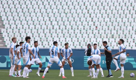 Selección Argentina Sub 23; Juegos Olímpicos París 2024. Foto: Reuters.