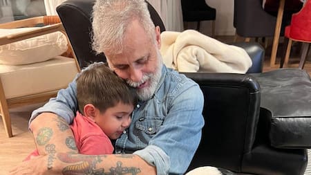 Jorge Rial se reencontró con su nieto. Foto: Instagram.