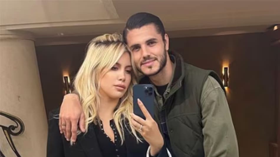 Wanda Nara y Mauro Icardi. Foto IG