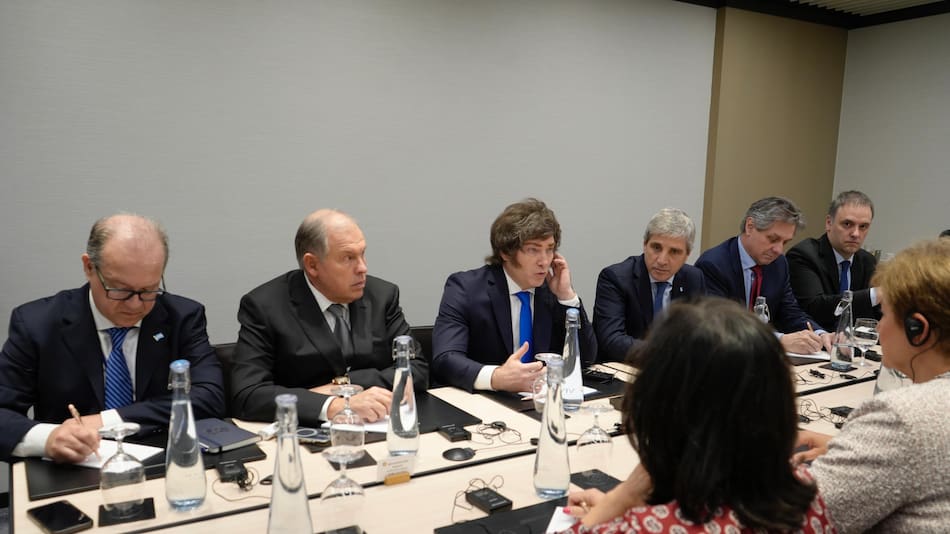 Javier Milei y Kristalina Georgieva