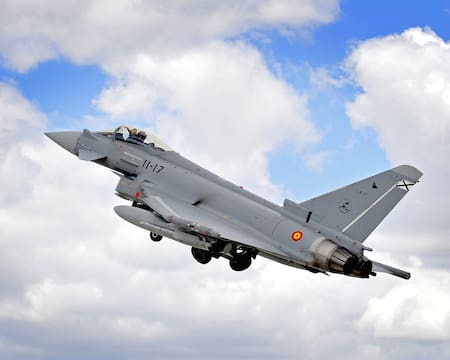 Avión Eurofighter. Foto: Wikipedia.
