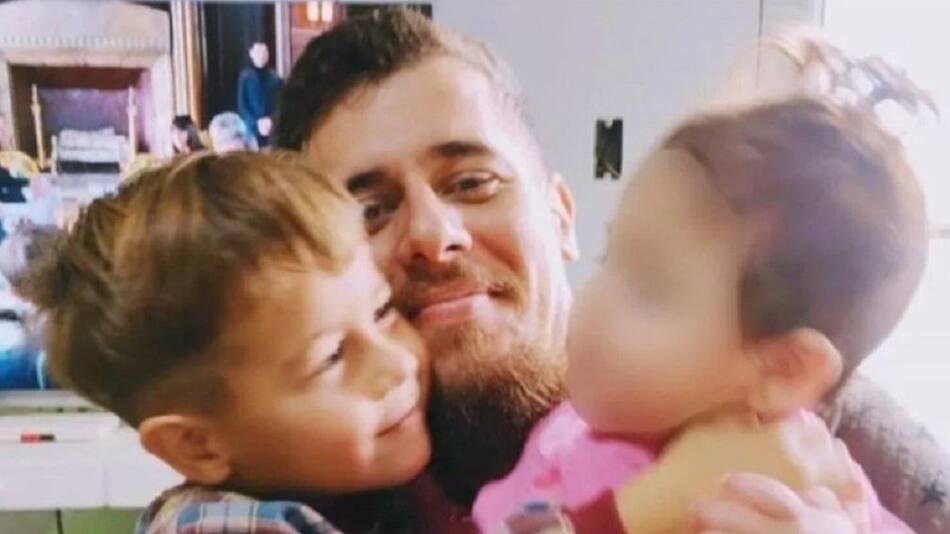 Lucio Dupuy y su padre, foto NA