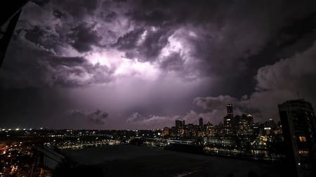 Tormenta en Buenos Aires