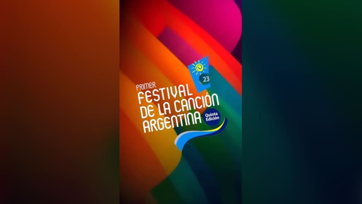Primer Festival de la canción argentina. Foto: Prensa