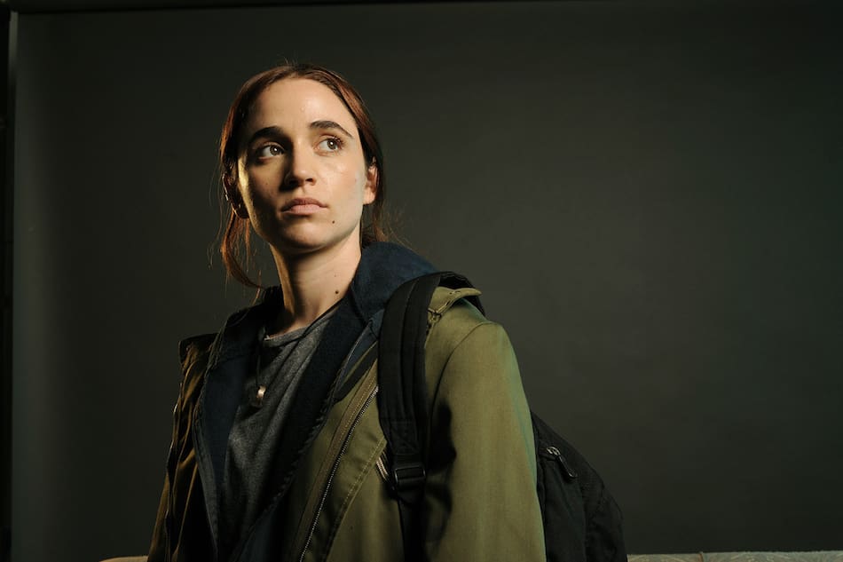 Carolina Kopelioff, parte del elenco de La Ballena, con Julio Chávez. Foto: Rimas Producciones