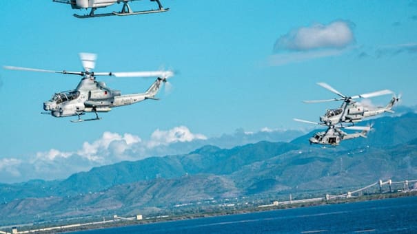 Prácticas de tiro y despliegue aéreo: Estados Unidos mostró el entrenamiento de su grupo anfibio contra el narcotráfico en el Caribe