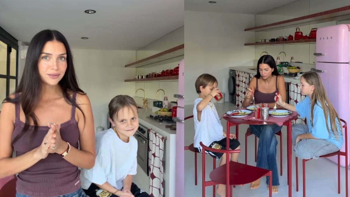 Muebles con fibras naturales, ventanales arqueados y decoración náutica: así es por dentro la habitación de los hijos de Zaira Nara