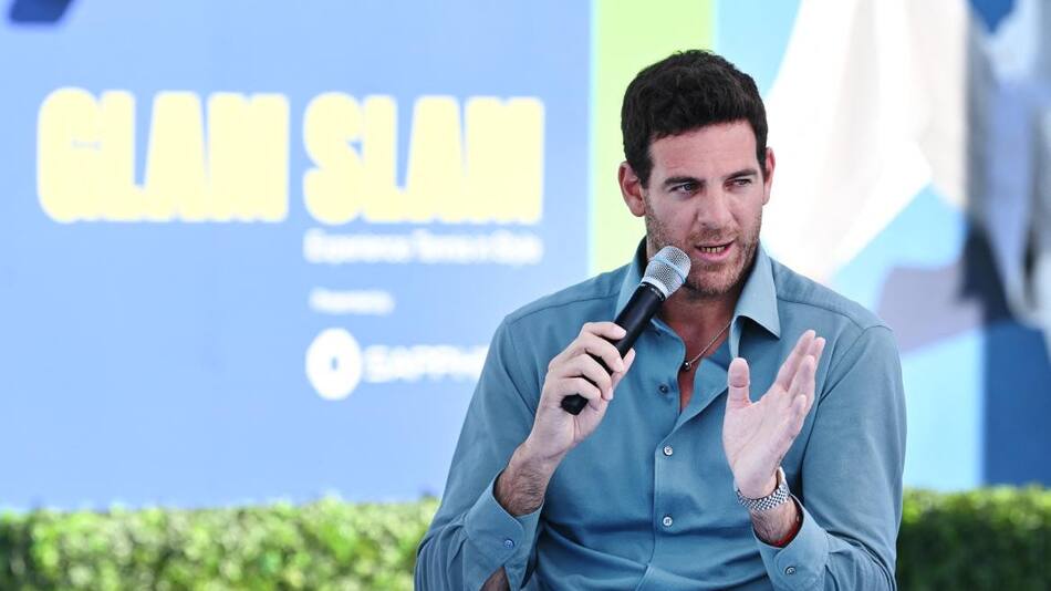 Juan Martín Del Potro. Foto: Telam