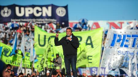 Acto de Sergio Massa en Sarandí. Foto: Télam