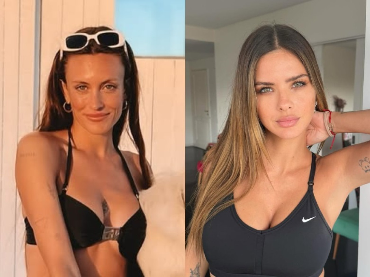 Mel Brizuela y la China Suárez. Foto Canal26.com