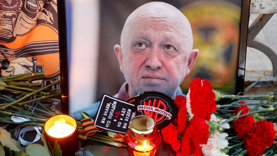 Homenajes por la muerte de Yevgueni Prigozhin. Foto: Reuters.