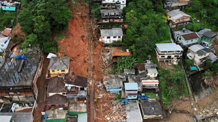 Inundaciones en Petrópolis, Brasil, NA