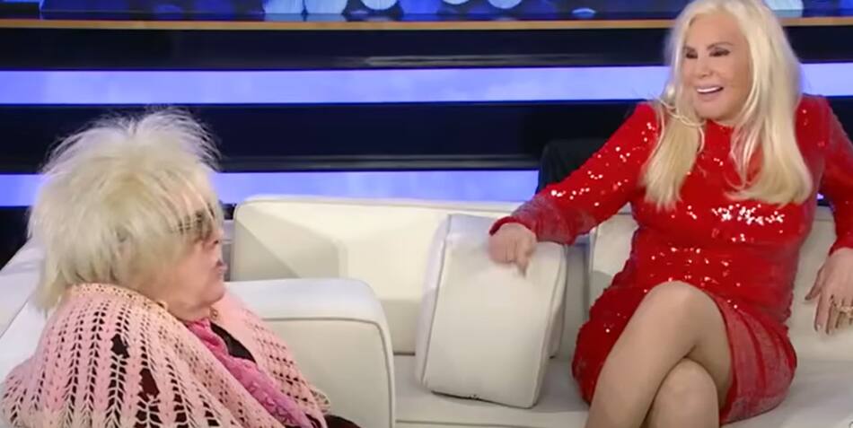 Antonio Gasalla y Susana Giménez. Foto: captura Telefe.