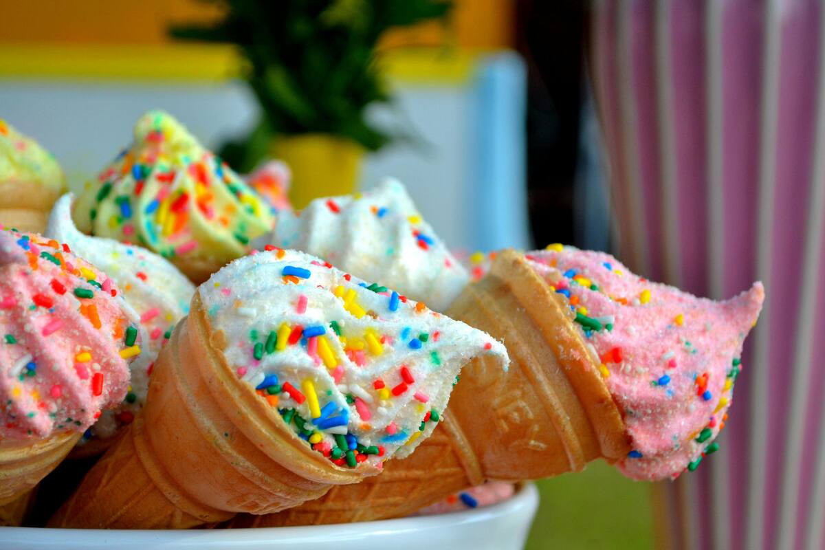 Helados. Foto: Pexels.