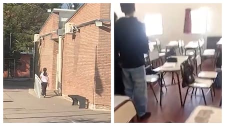 Una nena se atrincheró con un arma en una escuela de Mendoza.