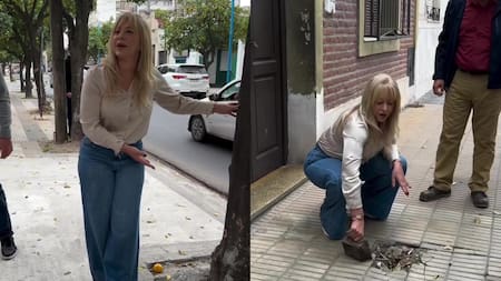 Rossana Chahla monitoreó los avances del plan Veredas Sanas en San Miguel de Tucumán.