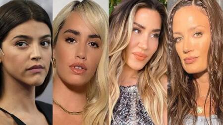 Calu Rivero, Lali Espósito, Jimena Barón y Paula Cháves